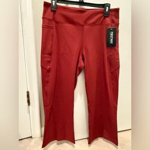 Women's Red Track Pants